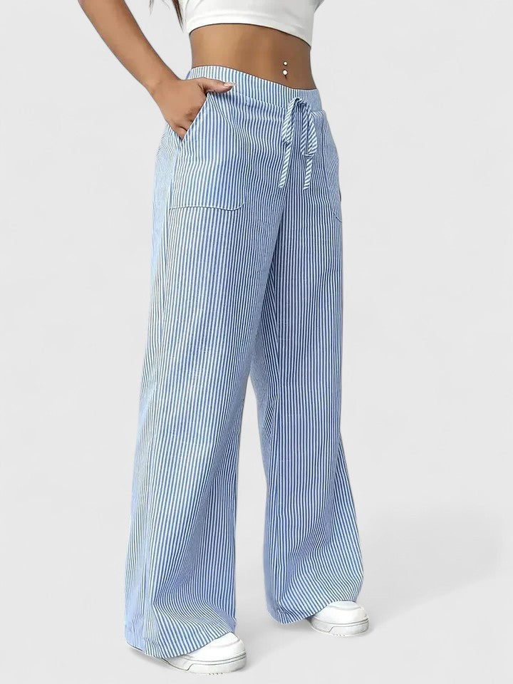 Sierra | Pantaloni Lounge a righe Stripe Flow