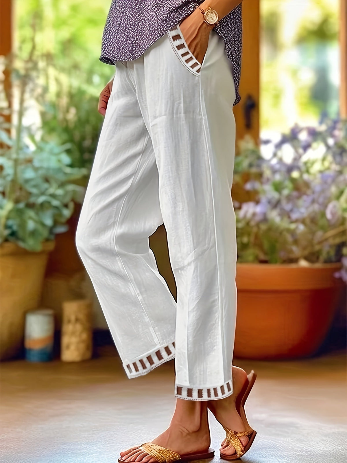 Wren – Pantaloni corti dal taglio rilassato con bordi a contrasto