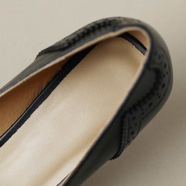 Celora | Décolleté in pelle con fiocco