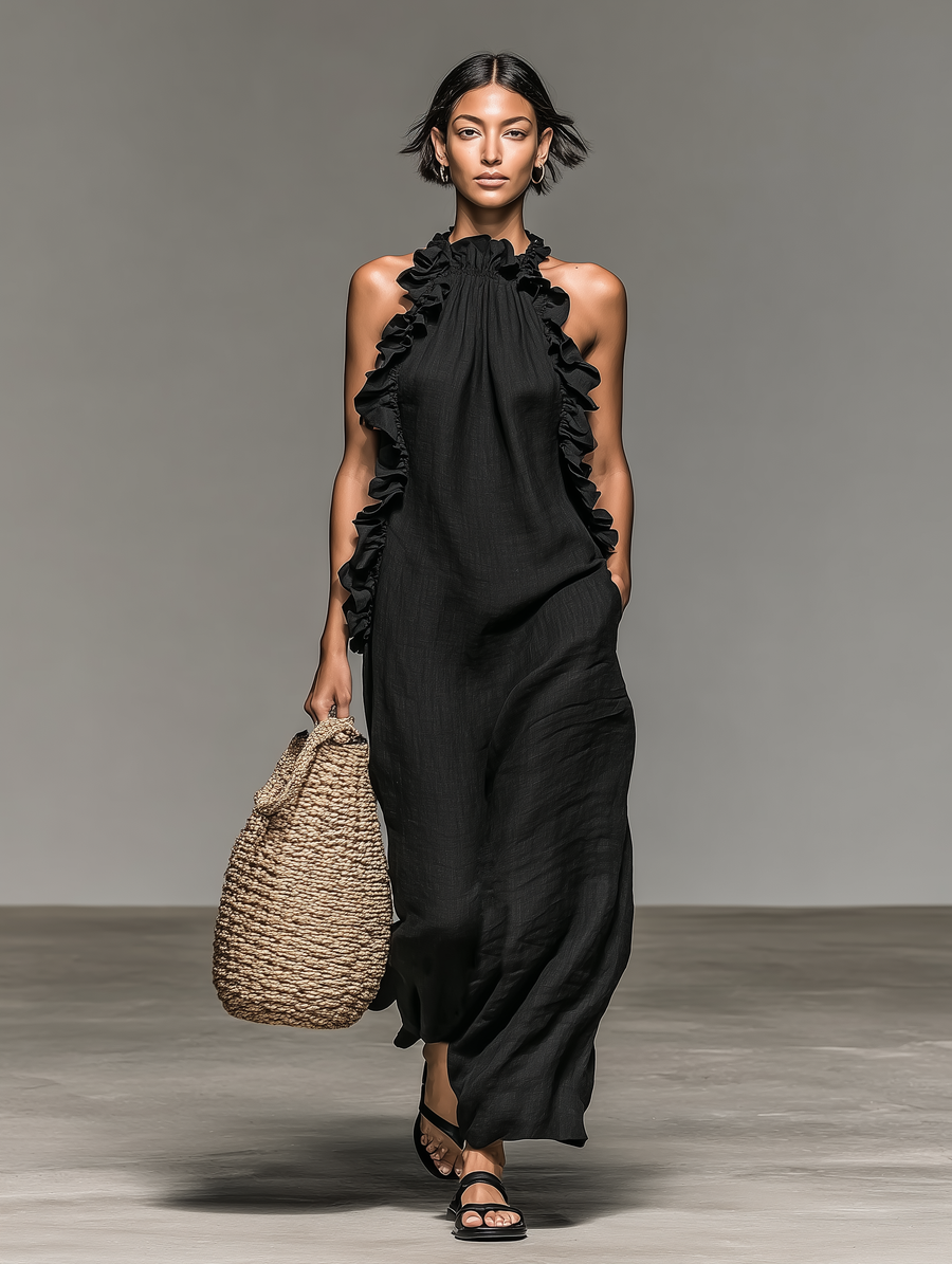 Gladys | Maxi abito con tasche