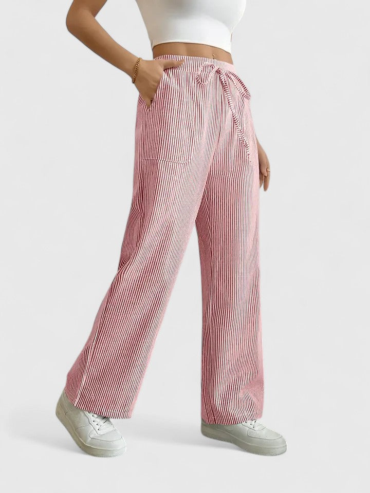 Sierra | Pantaloni Lounge a righe Stripe Flow