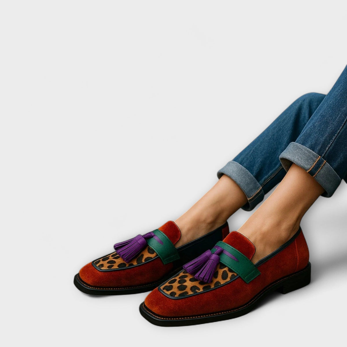 Fallon | Mocassini leopardati