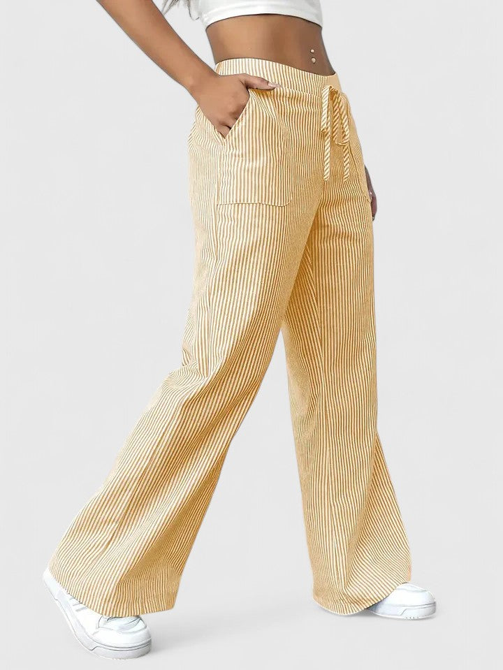 Sierra | Pantaloni Lounge a righe Stripe Flow