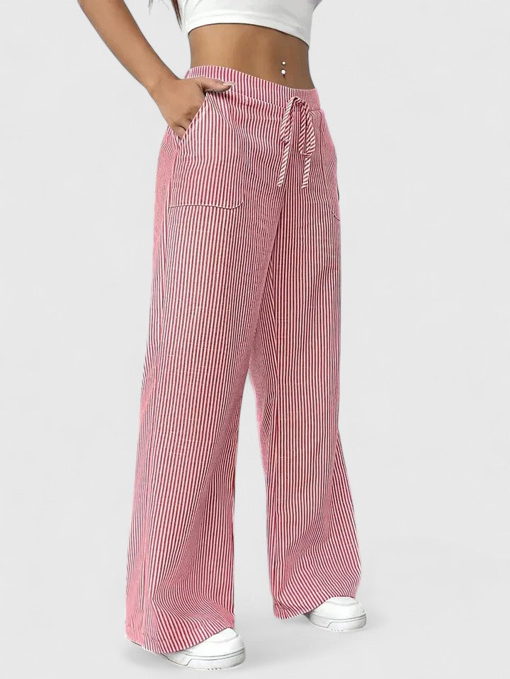 Sierra | Pantaloni Lounge a righe Stripe Flow
