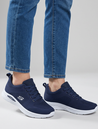 Alixia sneaker in rete blu
