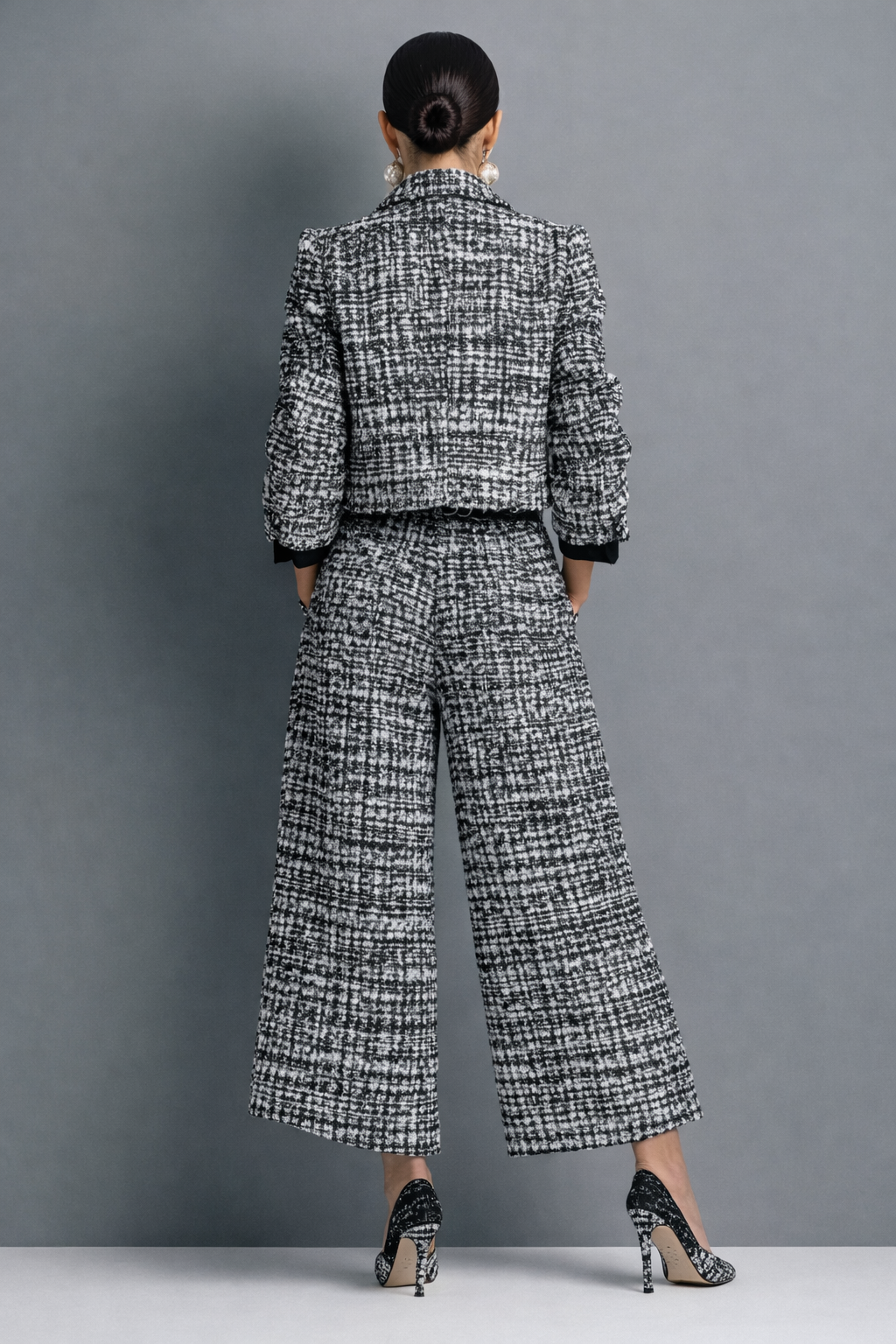 Valentina | Completo Due Pezzi in Tweed Strutturato