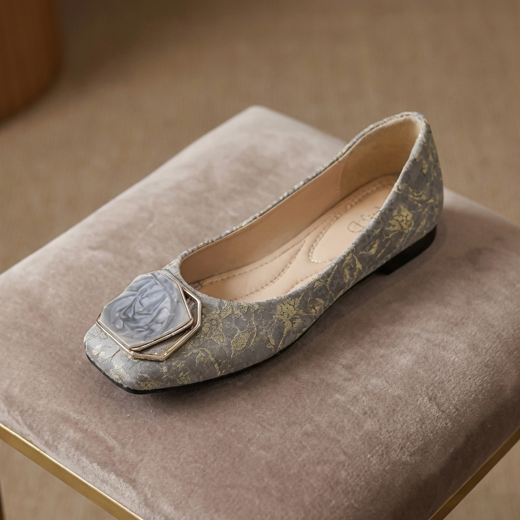 Liora | Knit Mesh Ballet Flats