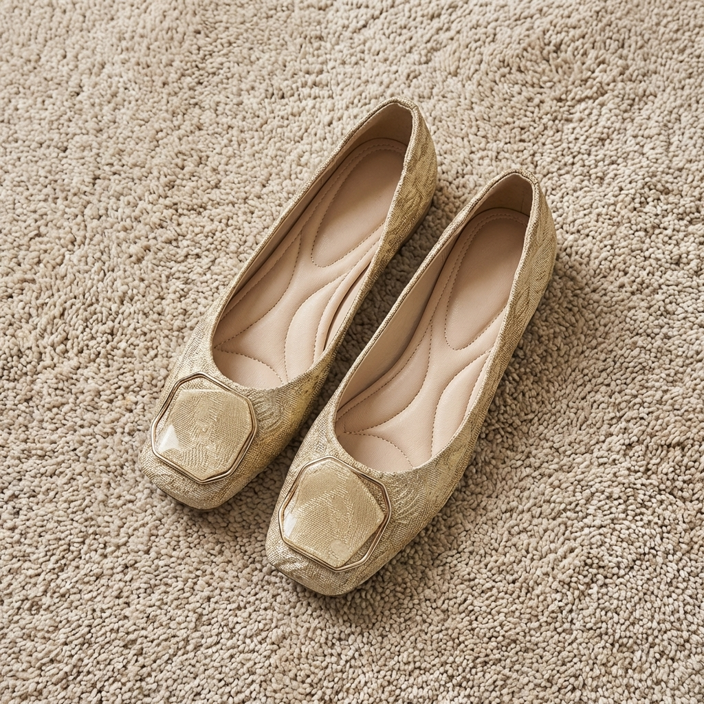 Liora | Knit Mesh Ballet Flats