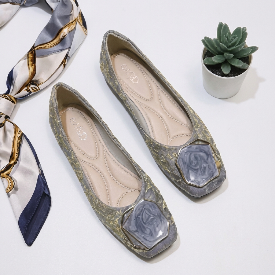 Liora | Knit Mesh Ballet Flats