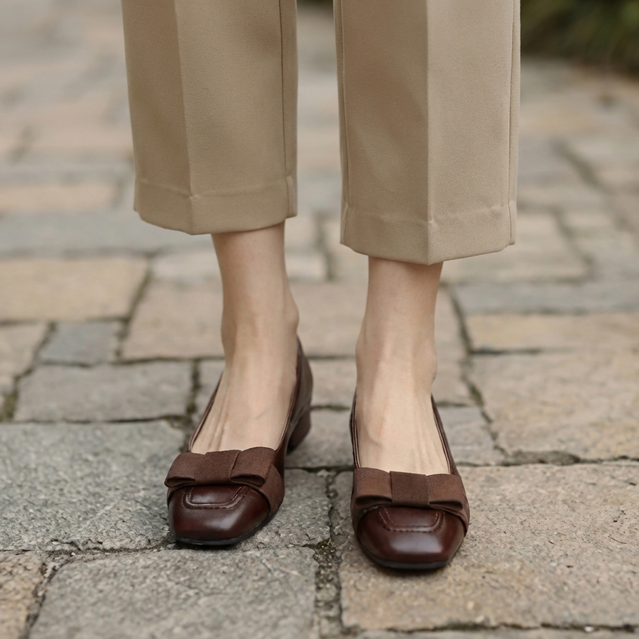 Camille | Leather Ballet Flats
