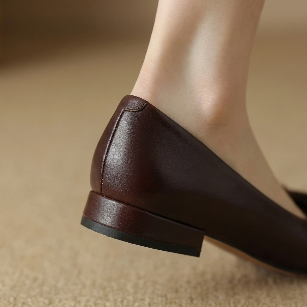 Anna | Ballerine con fiocco in pelle