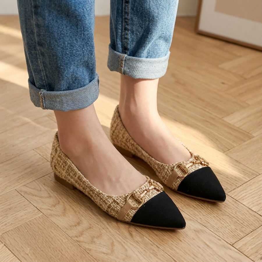 Verona | Tweed Ballet Flats