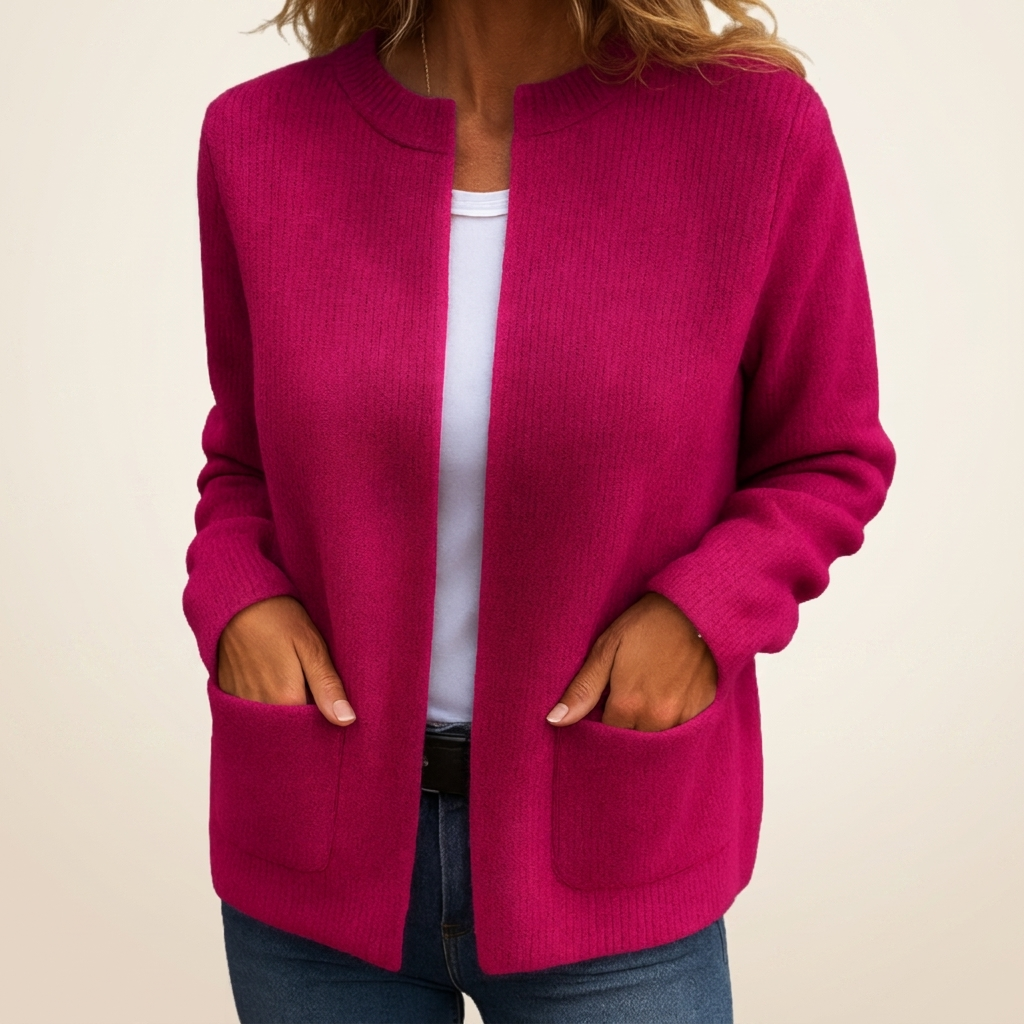 Annika | Cardigan Accogliente con Tasche Profonde