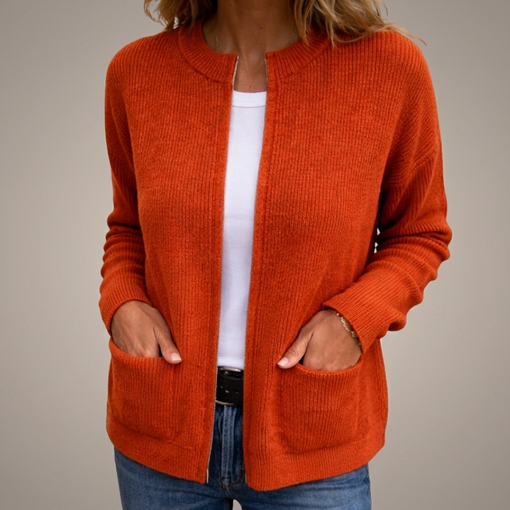 Annika | Cardigan Accogliente con Tasche Profonde