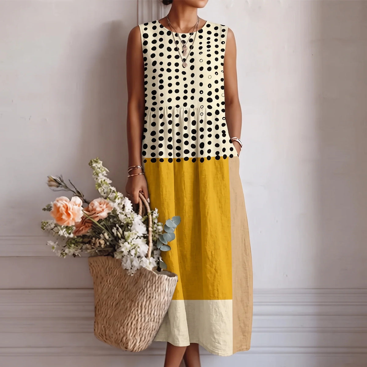 Alba | Flowing Midi Dress