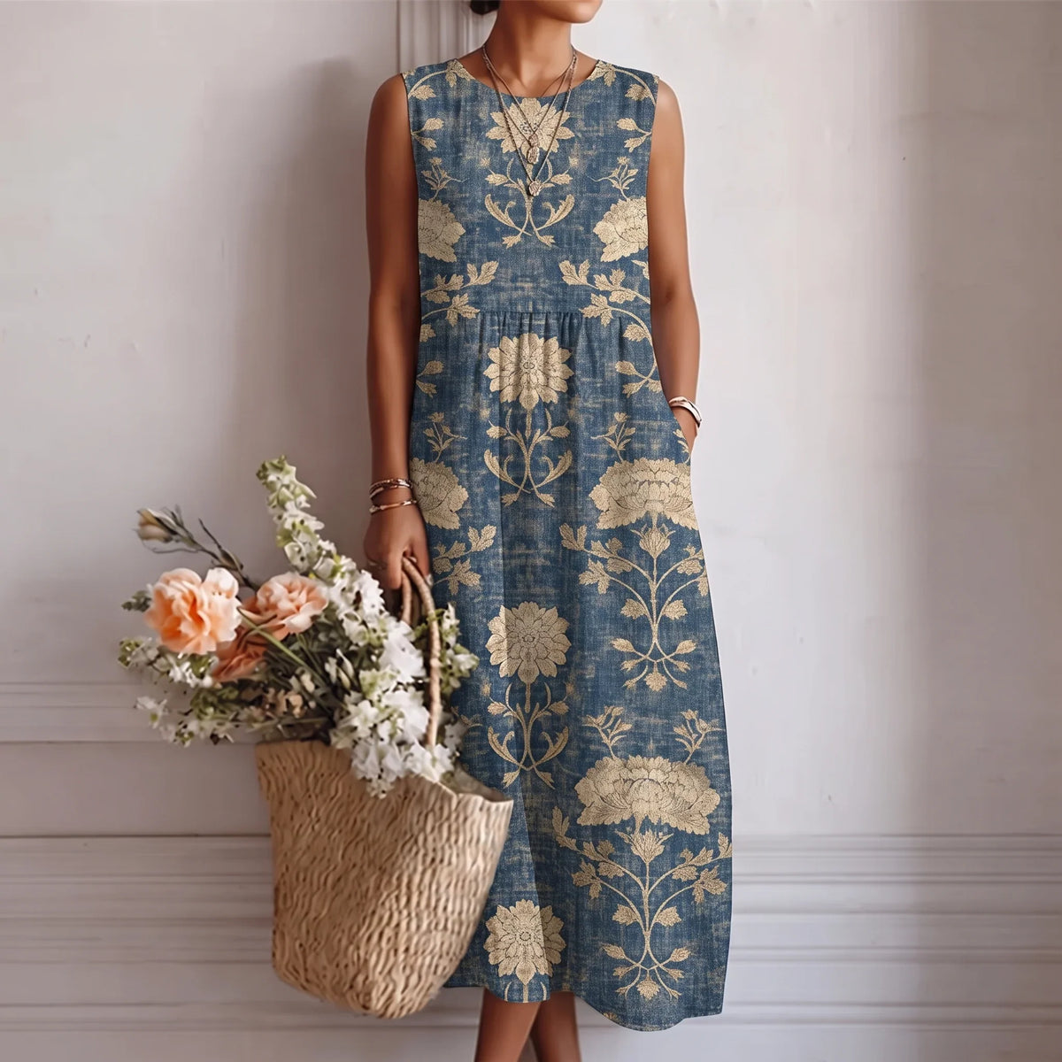 Alba | Flowing Midi Dress