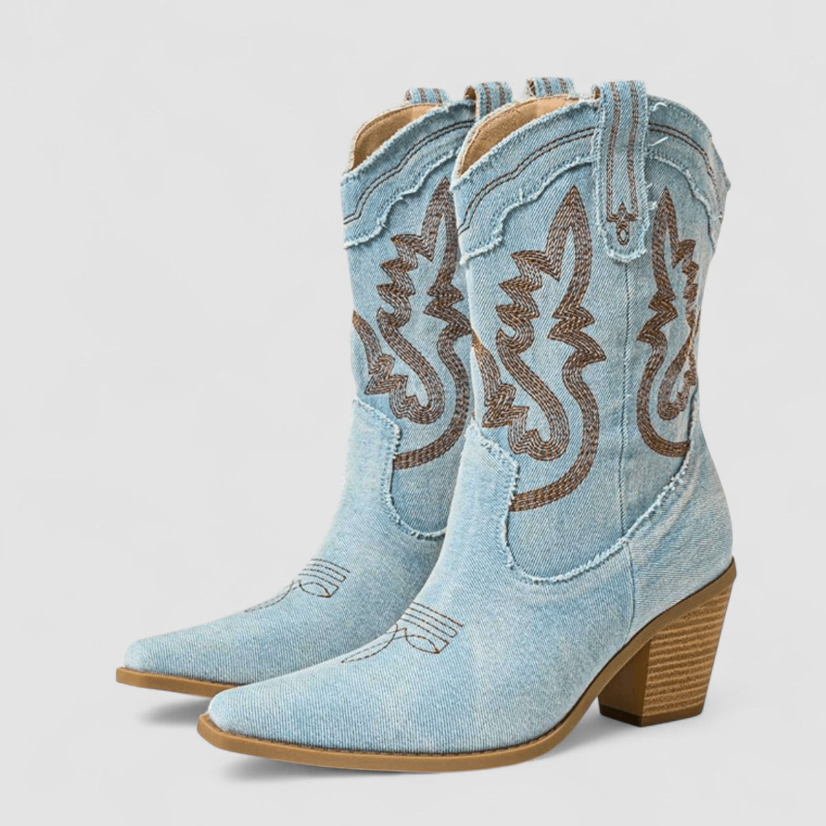 Selena | Orthopaedic Denim Ankle Boots