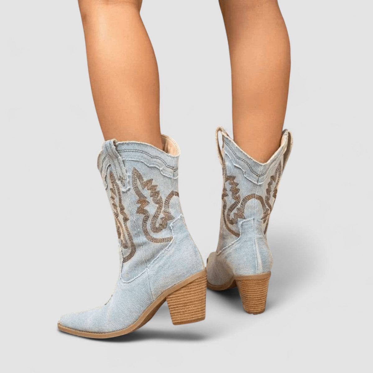Selena | Orthopaedic Denim Ankle Boots