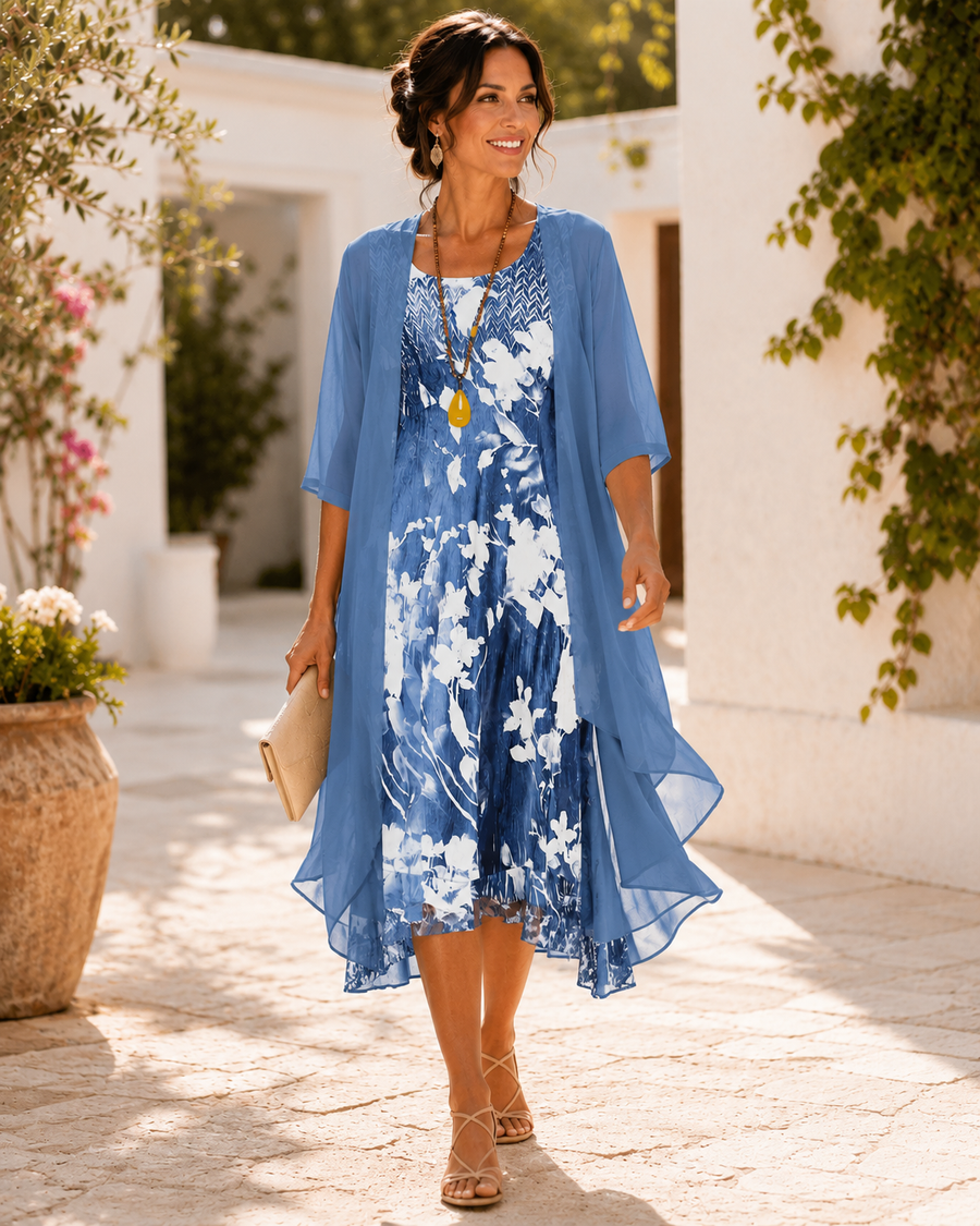 Olivia | Vestito da donna a due strati leggero