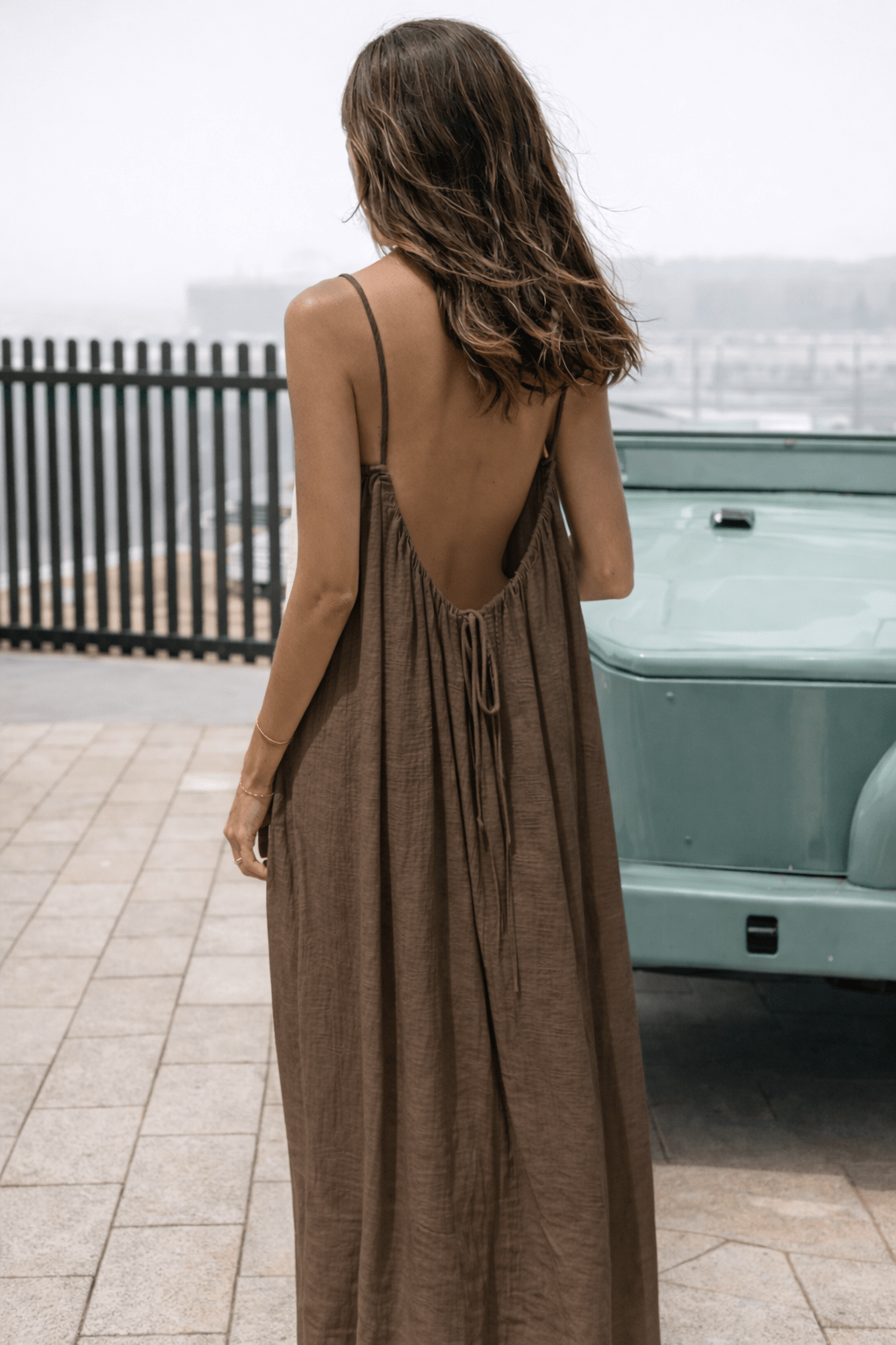Serafina | Open-Back Maxi Dress