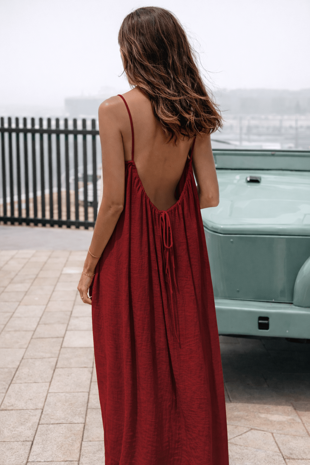 Serafina | Open-Back Maxi Dress
