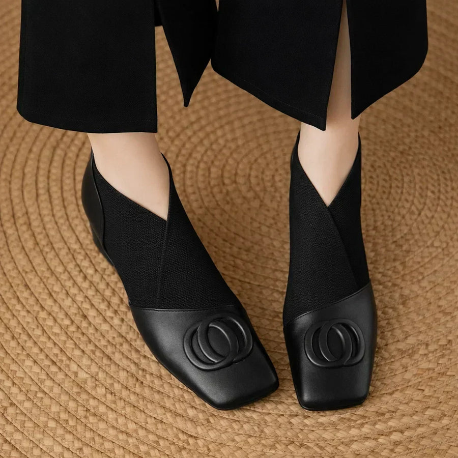 Opium | Leather Ankle Boots