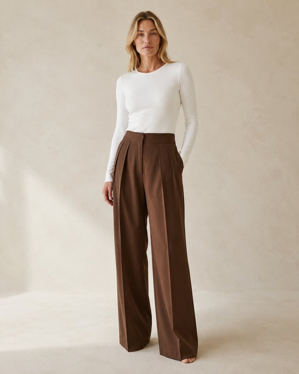 Aria | Pleated Trousers