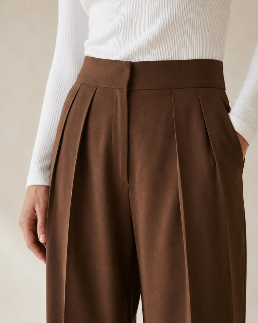 Aria | Pleated Trousers
