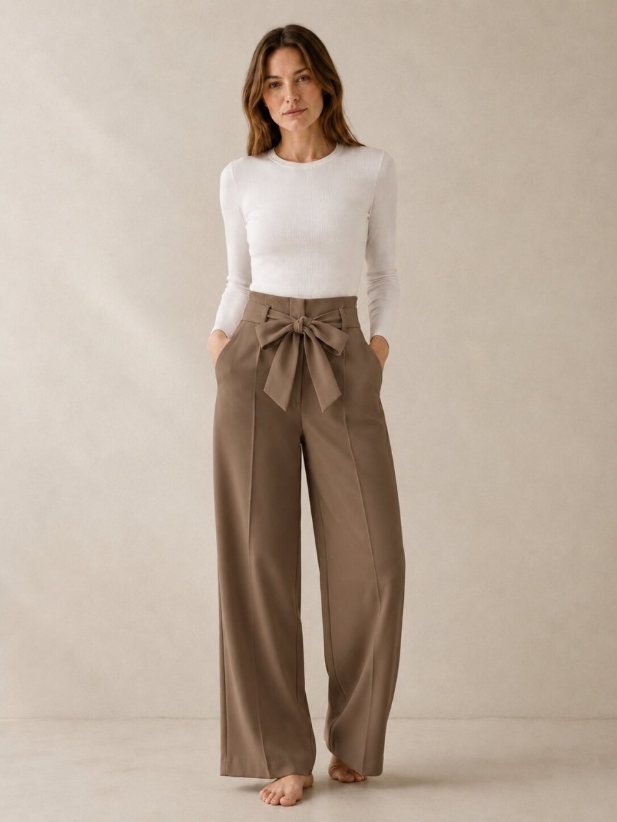 Sofia | Belted Trousers