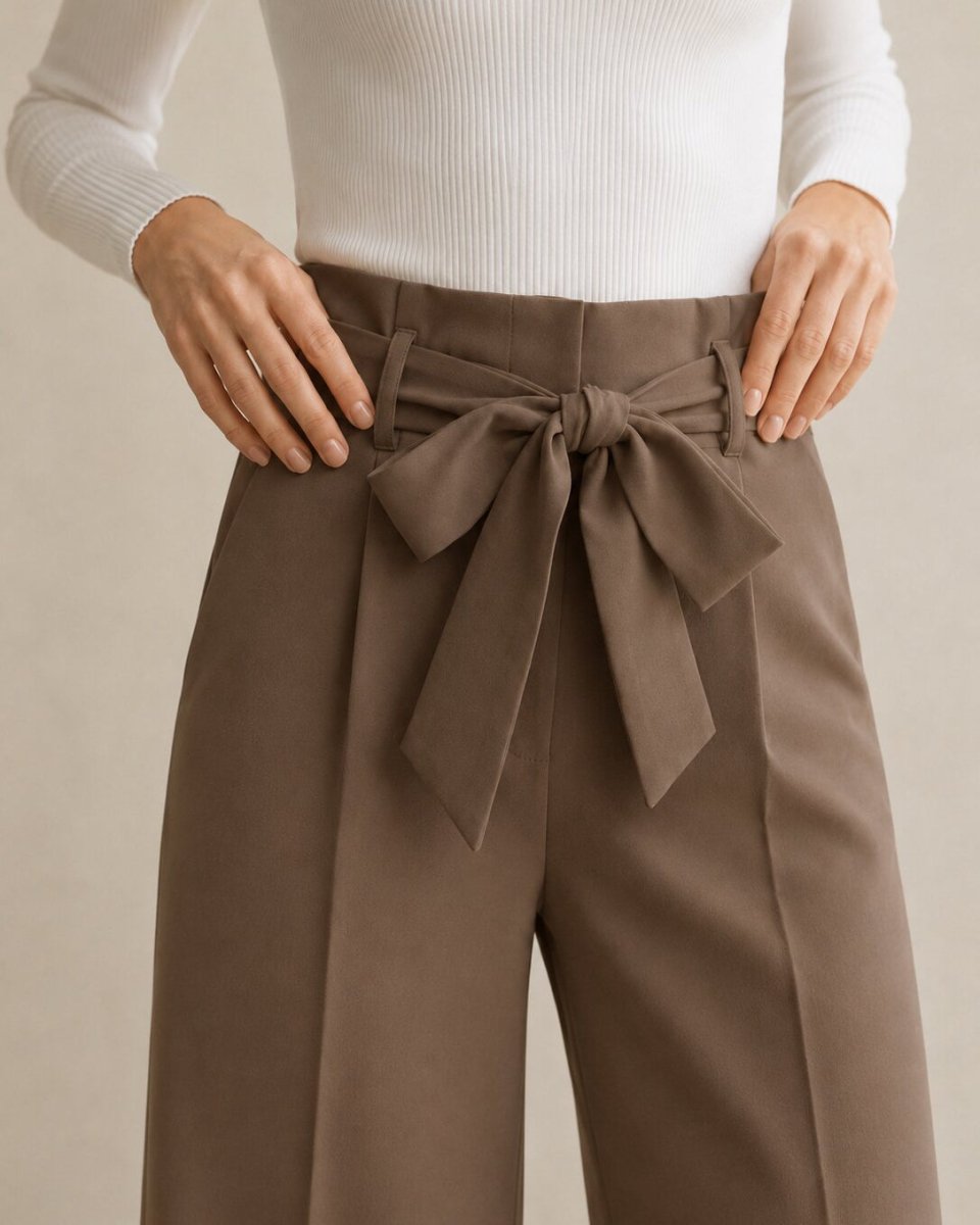 Sofia | Belted Trousers