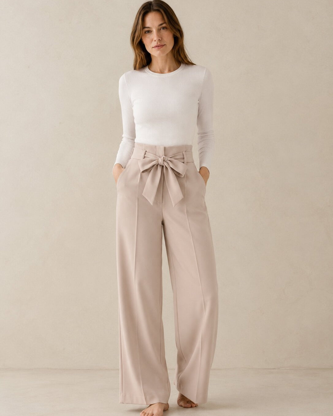 Sofia | Belted Trousers