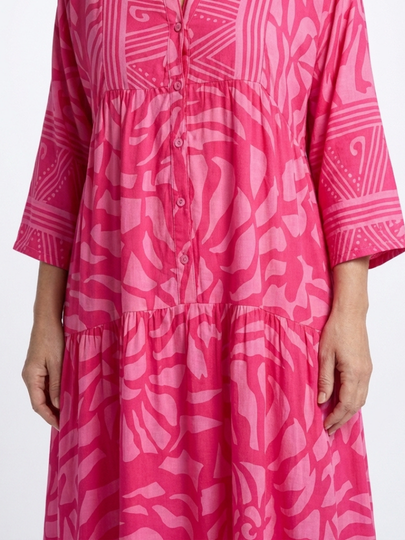 Marielle | Buttoned Midi Dress