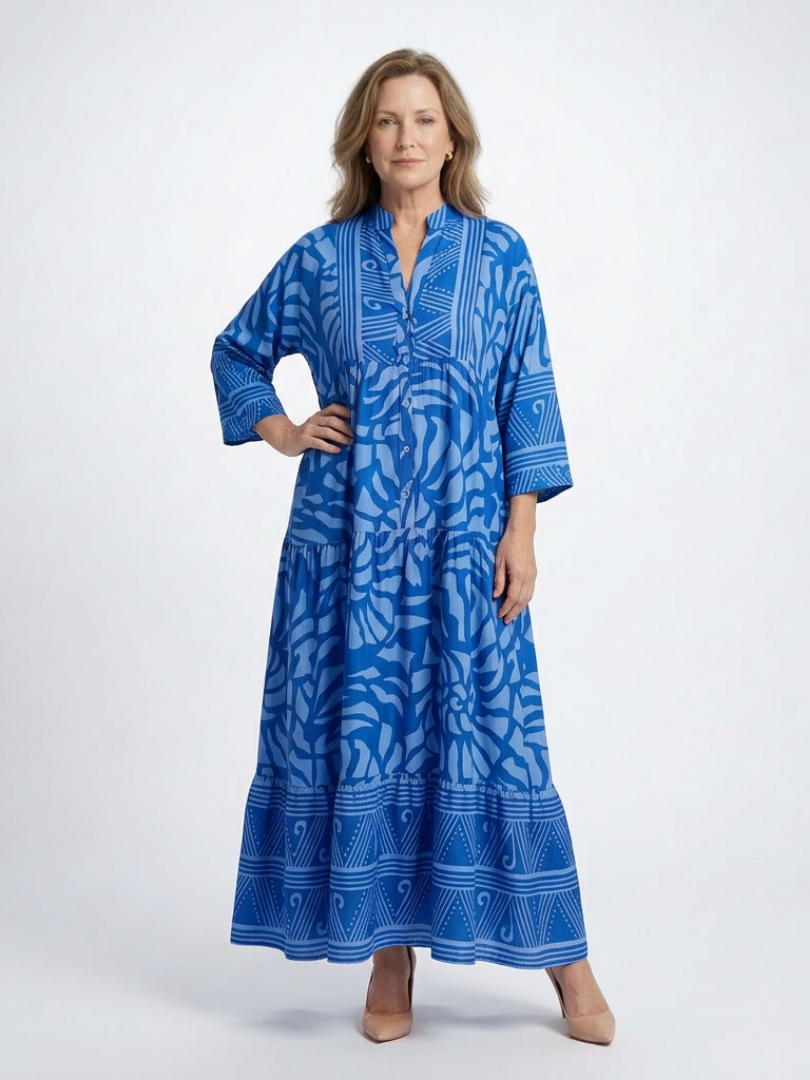 Marielle | Buttoned Midi Dress