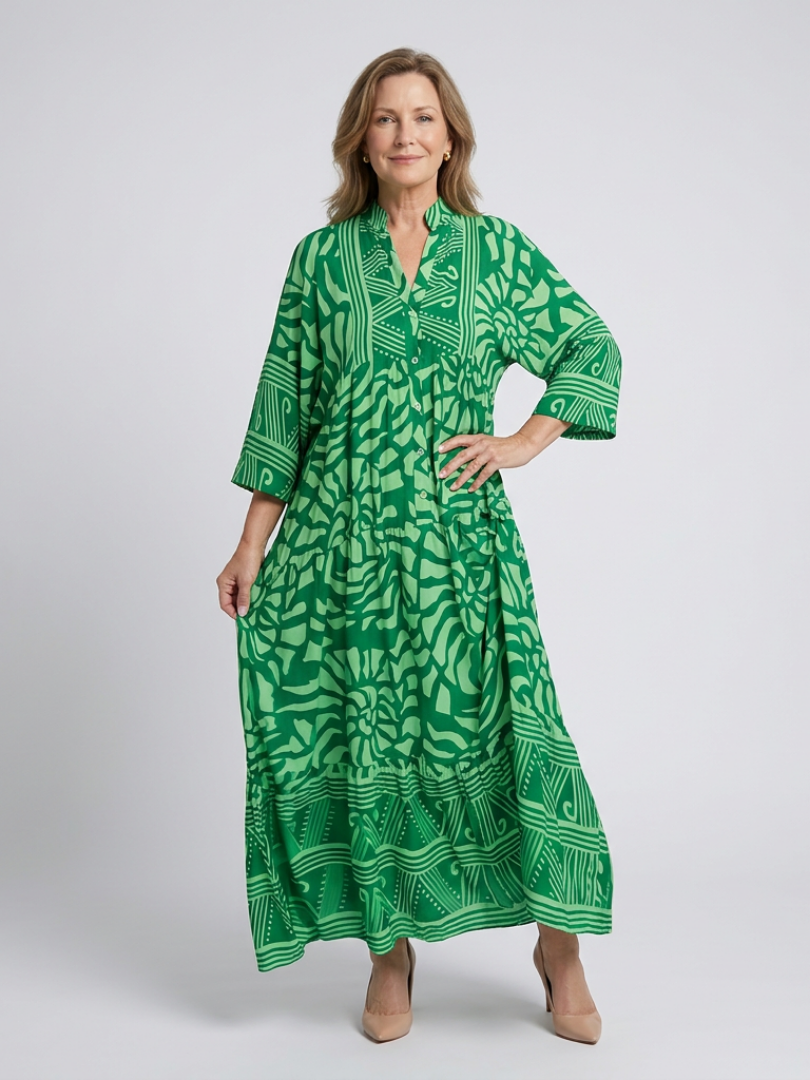 Marielle | Buttoned Midi Dress
