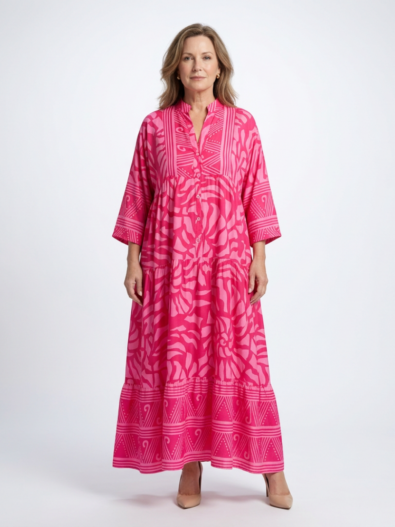Marielle | Buttoned Midi Dress