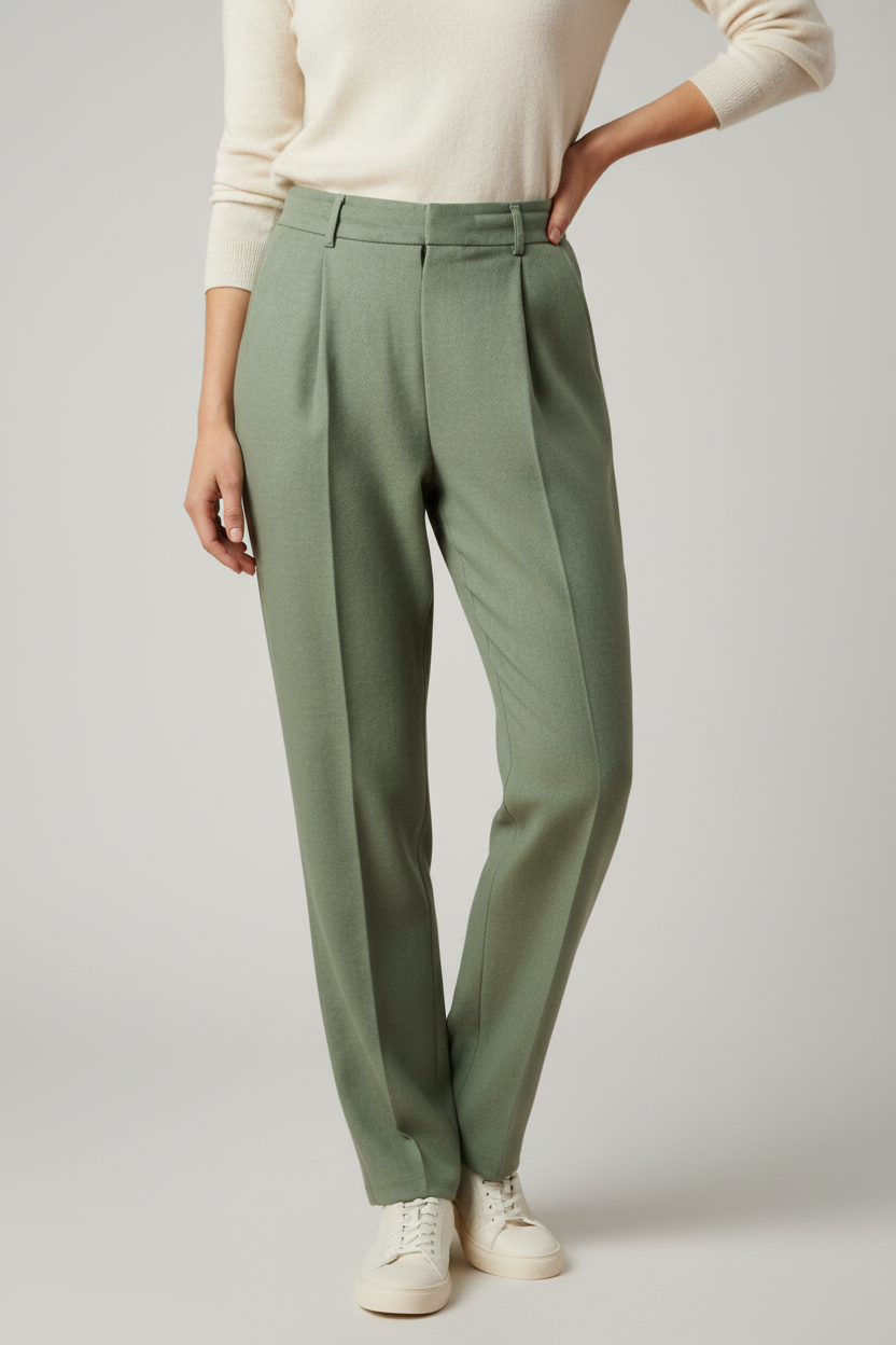 Calista | Summer Trousers with Elastic Waist